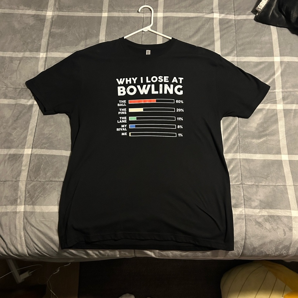 Black Bowling T-Shirt - The House of Bowling